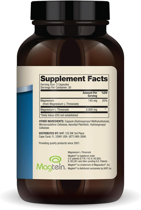 Magnesium L-Threonate 90 Caps by Dr. Mercola