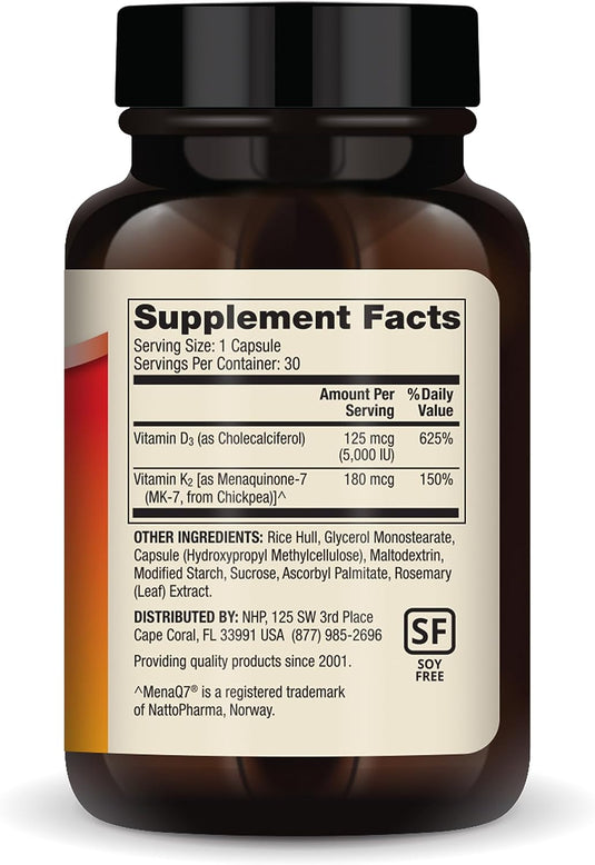 Vitamin D3 & K2 Low dose 30 Caps by Dr. Mercola by Dr. Mercola