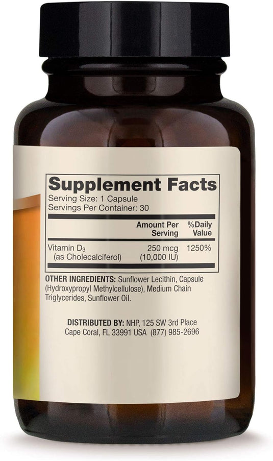 Liposomal Vitamin D3 10,000 IU 30 Caps by Dr. Mercola