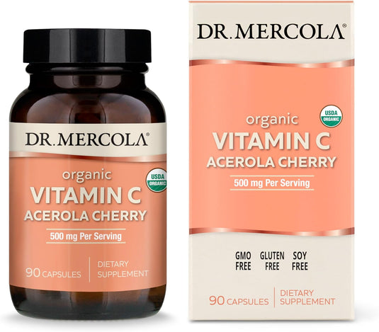 Vitamin C Acerola 30 Day 90 Caps by Dr. Mercola