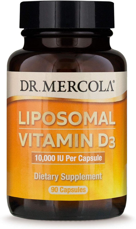 Liposomal Vitamin D3 10,000 IU 90 Day 90 Caps by Dr. Mercola