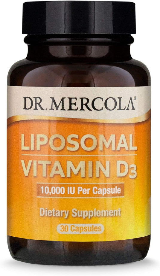 Liposomal Vitamin D3 10,000 IU 30 Caps by Dr. Mercola