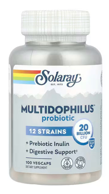 Multidophilus Probiotic - 100 Vegicaps (Solaray)