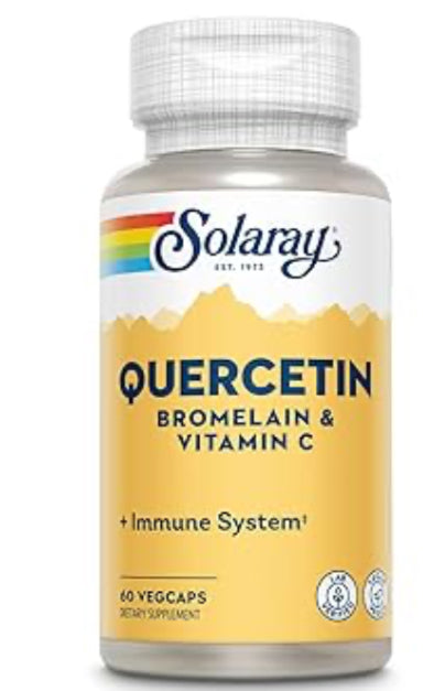 Quercetin w/ Bromelain & Vitamin C - 60 Vegicaps (Solaray)