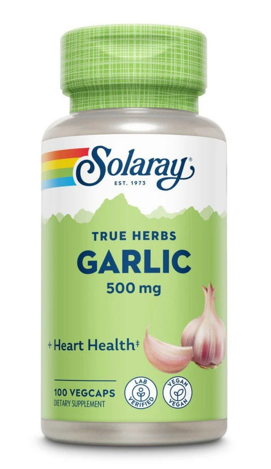Garlic 500mg - 100 Vegcaps (Solaray)