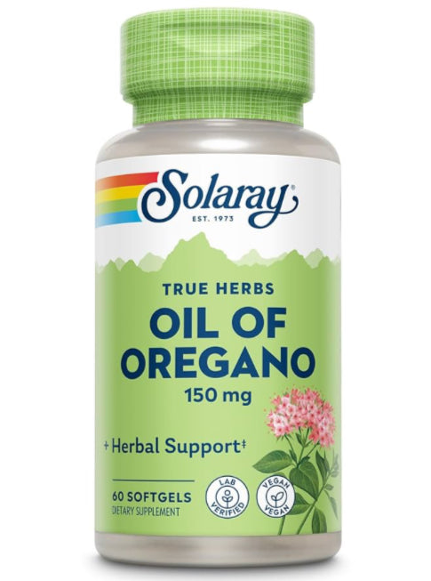 Oil Of Oregano 150mg - 60 Softgels (Solaray)