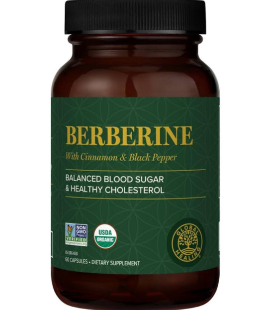 Berberine - 60 Capsules (Global Healing)