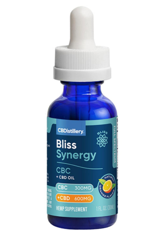 Bliss Synergy Full Spectrum Extract Oil 30mg - Natural Orange Flavor 1FL oz (Distillery)