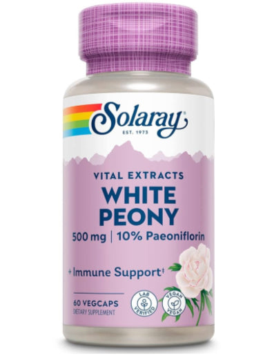 White Peony 500mg - 60 Vegicaps (Solaray)
