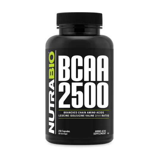 BCAA 2500 - 250 Caps (NutraBio)