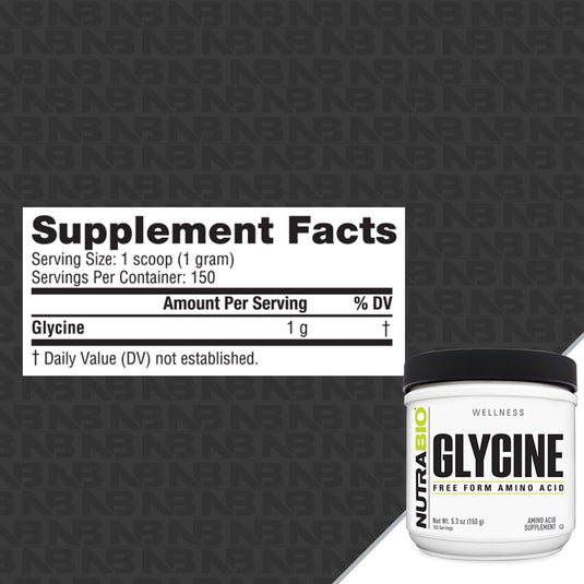 Glycine - 5.3 OZ (NutraBio)