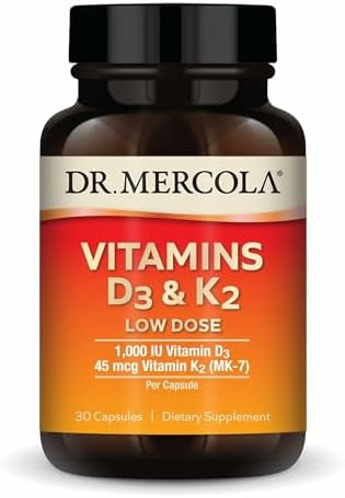 Vitamin D3 & K2 Low dose 30 Caps by Dr. Mercola by Dr. Mercola