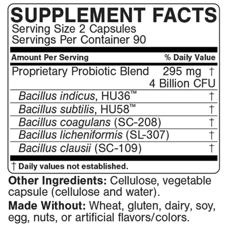 MegaSporeBiotic - 180 Capsules (Microbiome Labs)
