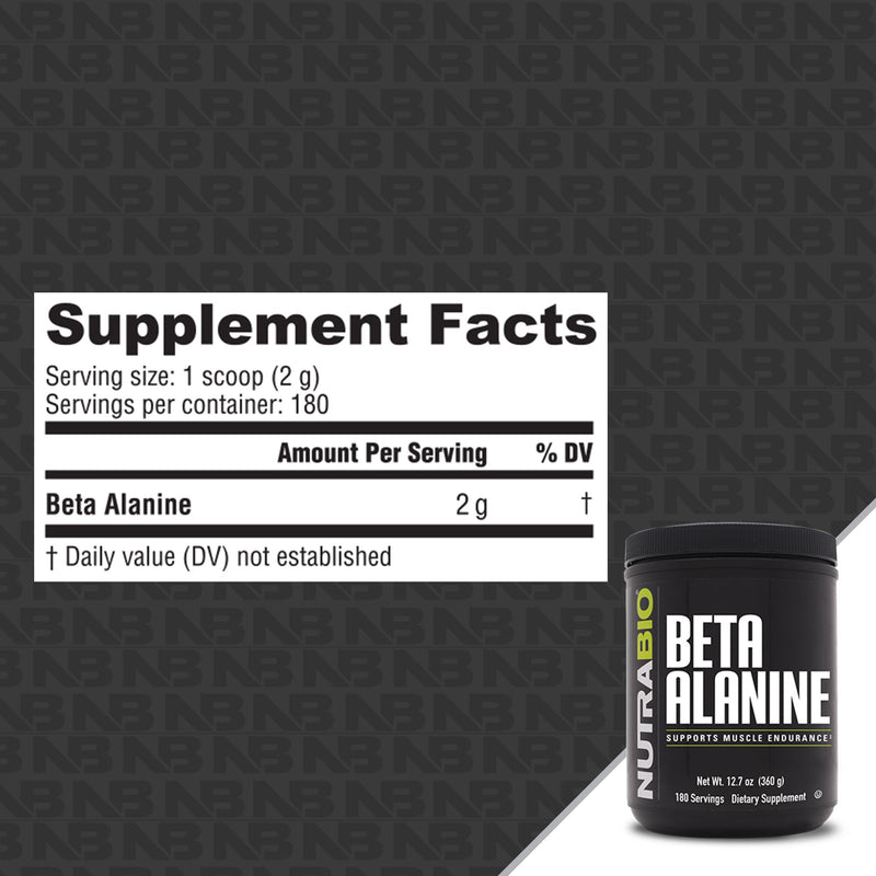 Load image into Gallery viewer, Beta Alanine Powder 360G - 12.7 OZ (NutraBio)
