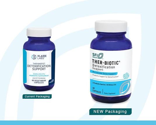 Ther-Biotic Detoxification Support Probiotic - 60 Vegetarian Capsules (Klaire Labs)
