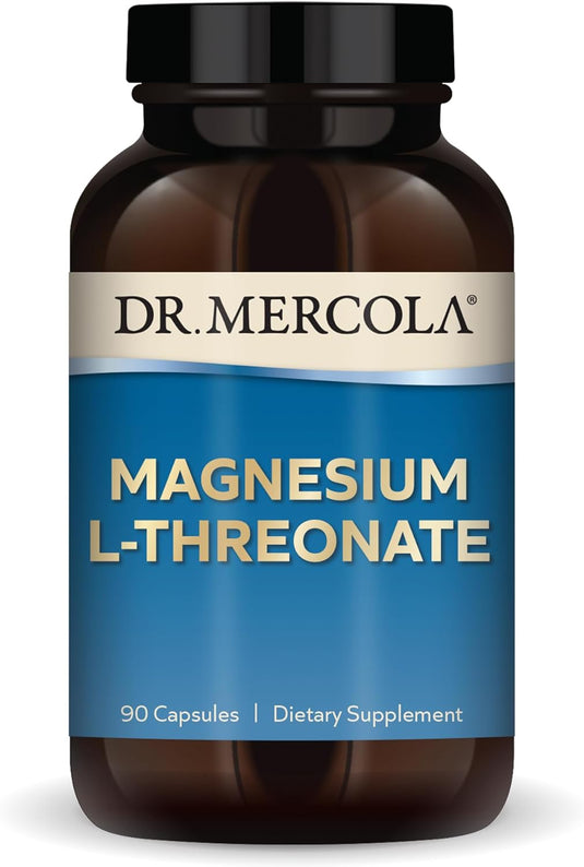 Magnesium L-Threonate 90 Caps by Dr. Mercola by Dr. Mercola