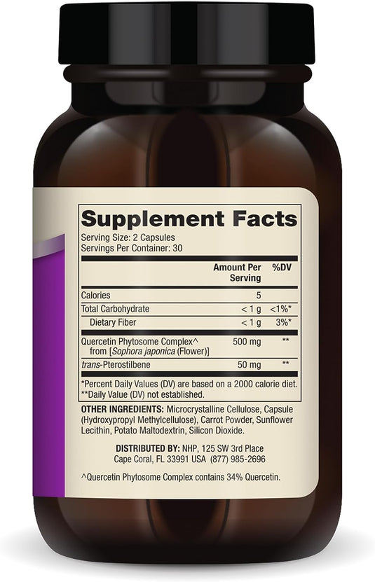 Quercetin and Pterostilbene Advanced 60 Caps by Dr. Mercola by Dr. Mercola