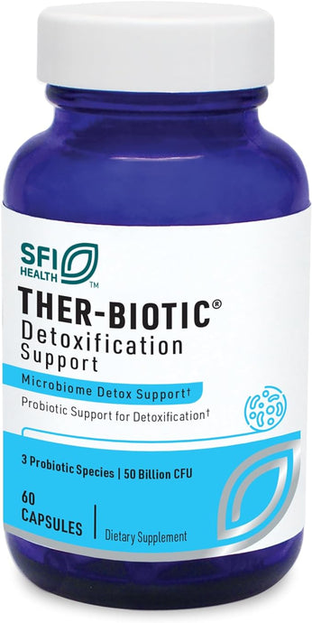 Ther-Biotic Detoxification Support Probiotic - 60 Vegetarian Capsules (Klaire Labs)