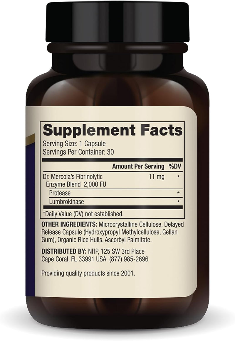 Load image into Gallery viewer, Enzyme: Lumbrokinase 30 Caps by Dr. Mercola by Dr. Mercola
