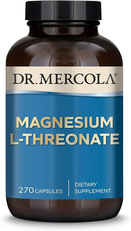 Magnesium L-Threonate - 270 Capsules (Dr. Mercola)
