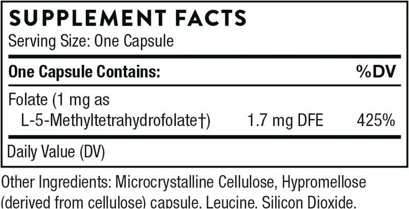 Load image into Gallery viewer, 5-MTHF 5 mg - 60 Capsules (Thorne)
