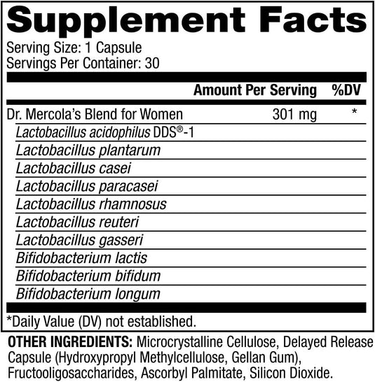 Complete Probiotics for Women 30 Caps by Dr. Mercola by Dr. Mercola