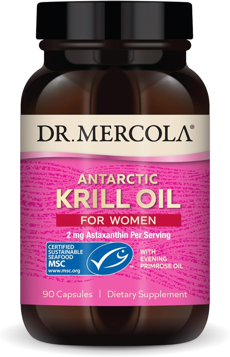 Load image into Gallery viewer, Krill Oil for Women with EPO 90 Caps by Dr. Mercola
