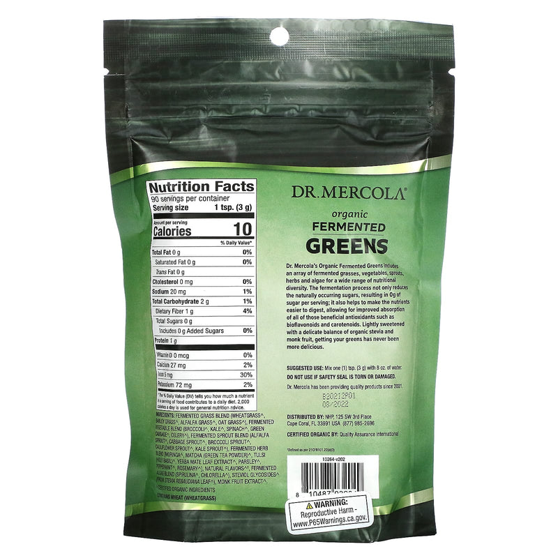 Load image into Gallery viewer, Organic Fermented Greens 9.50 oz. by Dr. Mercola by Dr. Mercola
