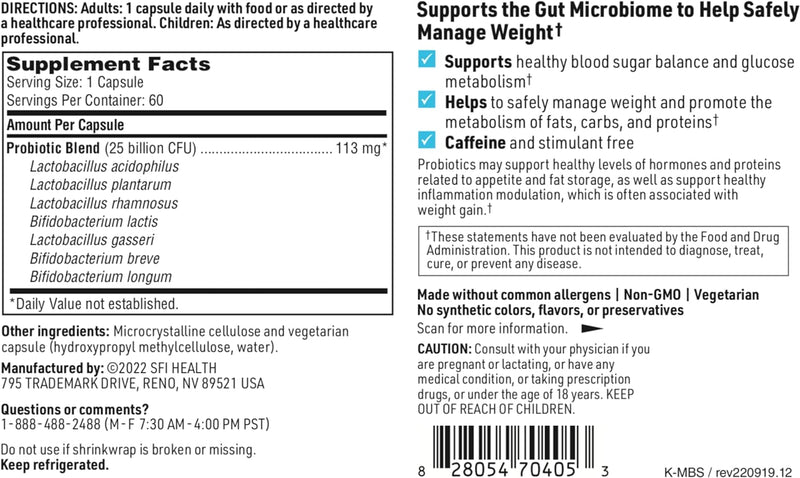 Load image into Gallery viewer, Ther-Biotic Metabolic Formula Probiotic - 60 Vegetarian Capsules (Klaire Labs)
