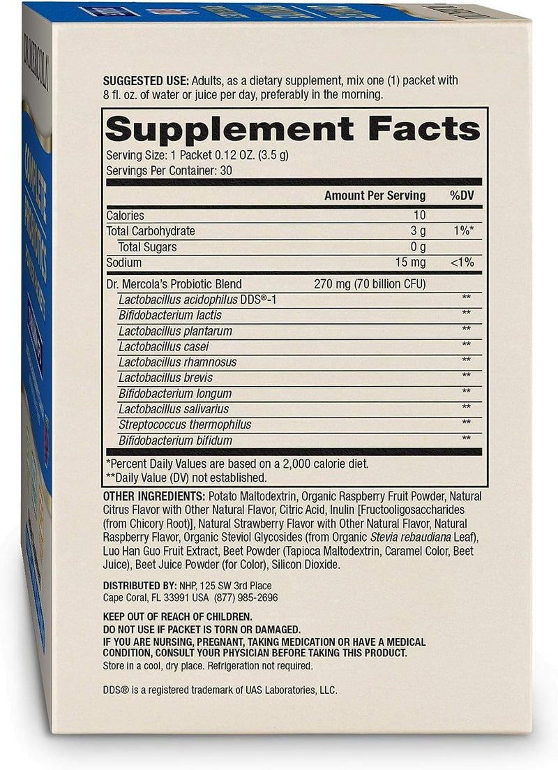 Load image into Gallery viewer, Complete Probiotics Powder Packets for Kids 30 Packets by Dr. Mercola
