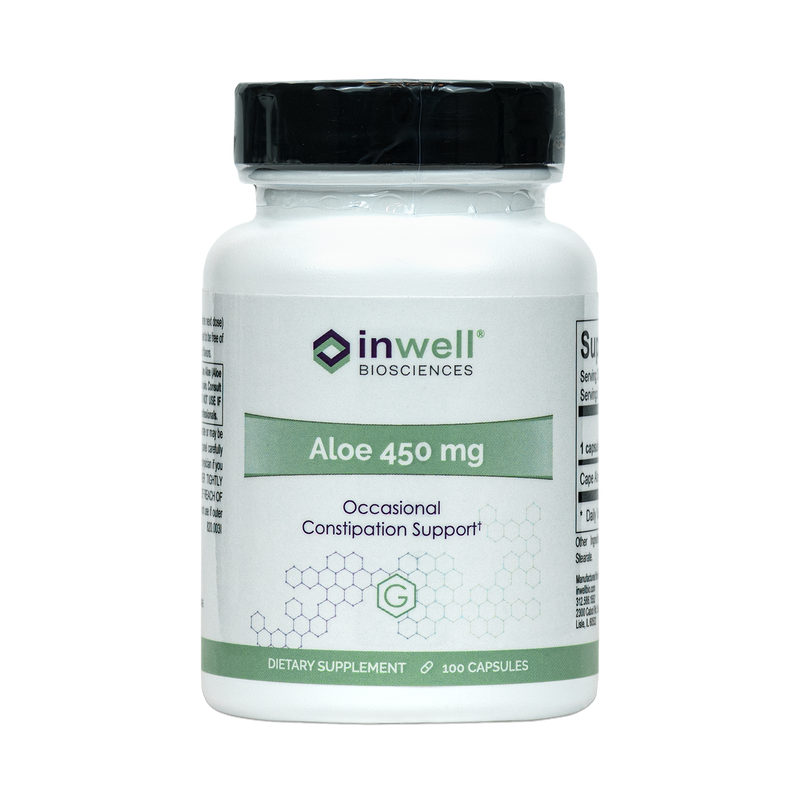 Load image into Gallery viewer, Aloe 450 - 100 Capsules (Inwell Biosciences)
