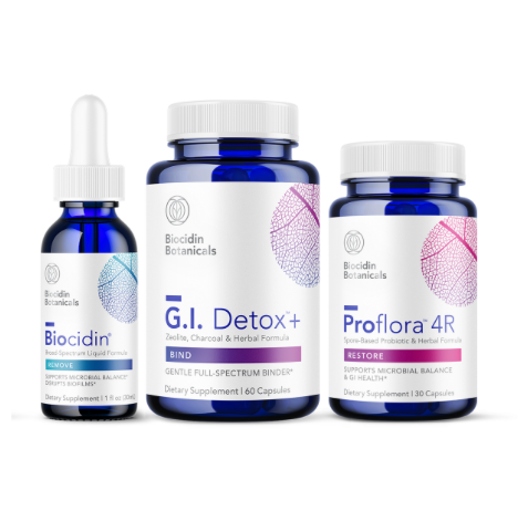 Bioclear Microbiome Detox Program with Biocidin Liquid