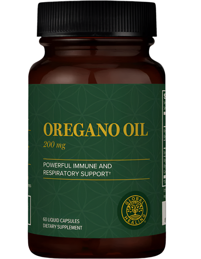 Load image into Gallery viewer, Oregano Oil 200mg - 60 Liquid Caps (Global Healing)
