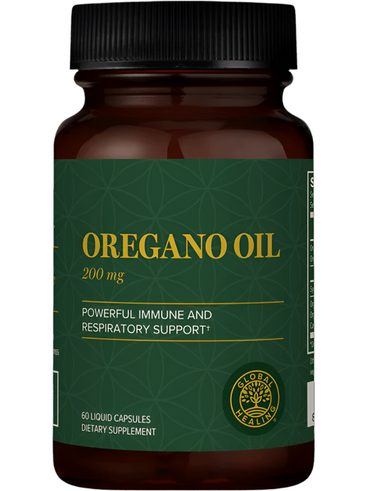 Oregano Oil 200mg - 60 Liquid Caps (Global Healing)