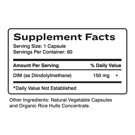 DIM 150mg - 60 Capsules (Inwell Biosciences)
