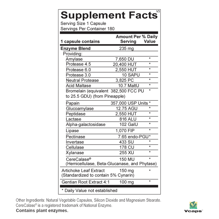 Load image into Gallery viewer, Digestive Enzymes - 180 Capsules (Inwell Biosciences)
