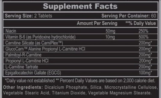 CarniSlim 580 mg - 120 Tablets (Hi-Tech Pharma)