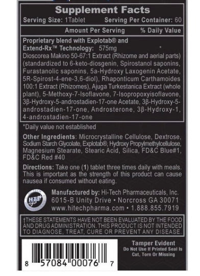 Dianabol 575 mg - 60 Tablets (Hi-Tech Pharma)