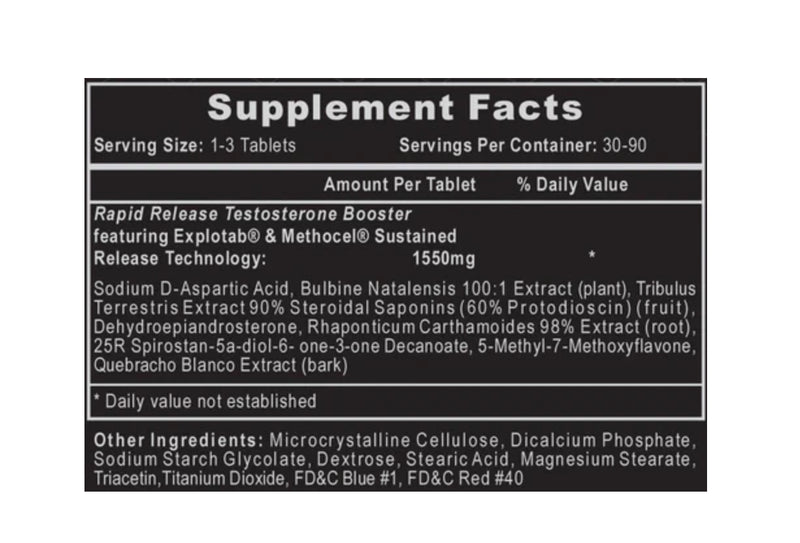 Load image into Gallery viewer, Bulasterone 1550 mg - 90 Tablets (Hi-Tech Pharma)
