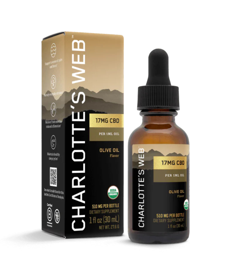 Load image into Gallery viewer, BD Extract 17mg - Olive Oil Flavor - 1FL oz (Charlotte’s Web)
