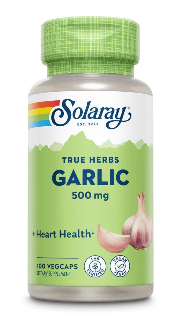 Load image into Gallery viewer, Garlic 500mg - 100 Vegcaps (Solaray)
