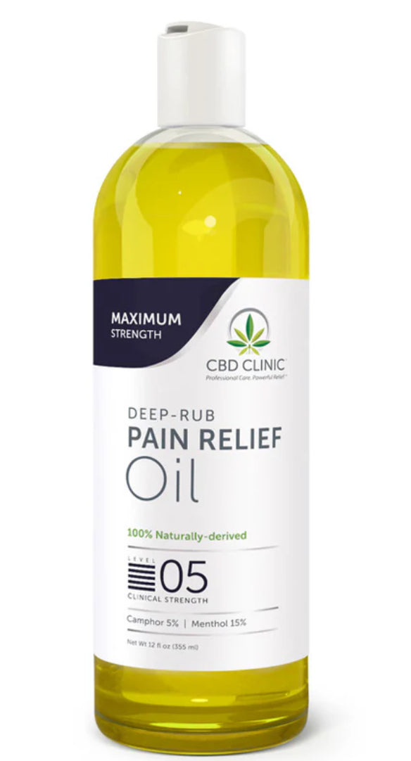 Load image into Gallery viewer, BD CLINIC - Level 5 Deep Rub Pain Relief Oil - 12 FL oz
