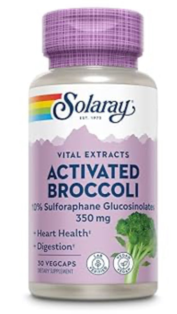 Load image into Gallery viewer, Activated Broccoli - 30 Vegicaps (Solaray)
