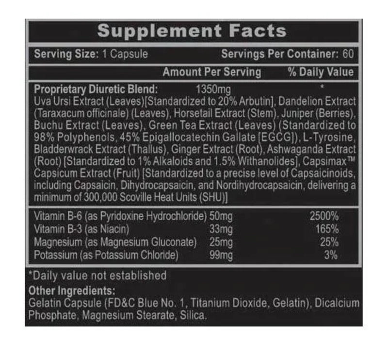 Load image into Gallery viewer, H2O Expulsion 1350 mg - 60 Tablets (Hi-Tech Pharma)
