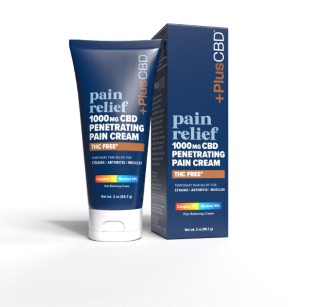 Pain Relief 1000mg Penetrating Pain Cream - 2oz (+Plus)