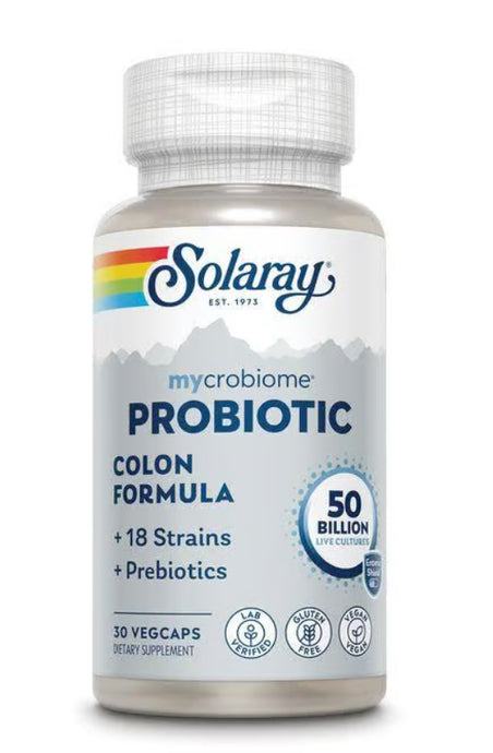 Probiotic Colon Formula - 30 Vegcaps (Solaray)
