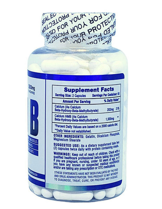 HMB 1500 mg - 120 Capsules (Hi-Tech Pharma)