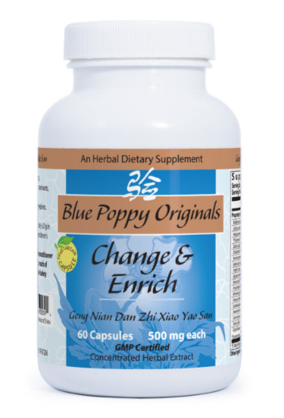 Load image into Gallery viewer, Change &amp; Enrich 500 mg - 60 Caps (Blue Poppy Originals)
