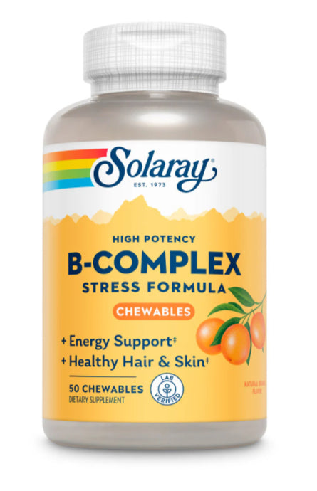 B-Complex Stress Formula - 50 Chewables (Solaray)