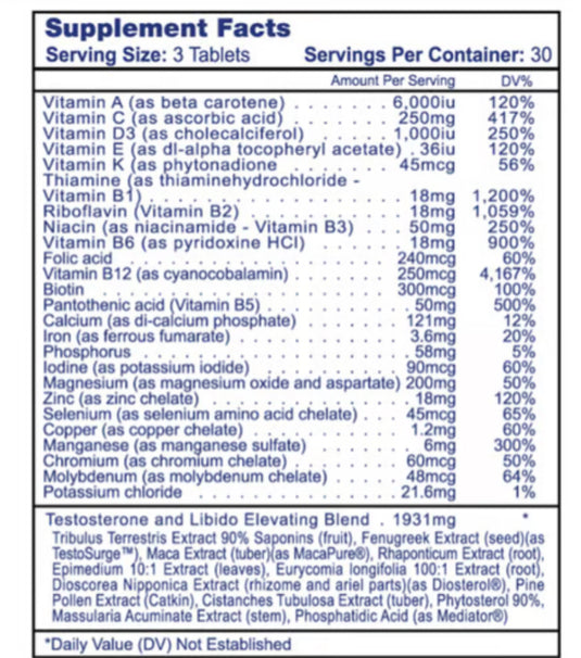 Testovite - 90 Tablets (Hi-Tech Pharma)